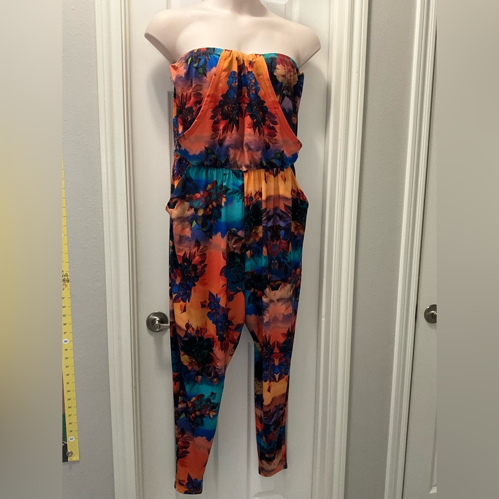 City chic Floral Jumpsuit XS Size